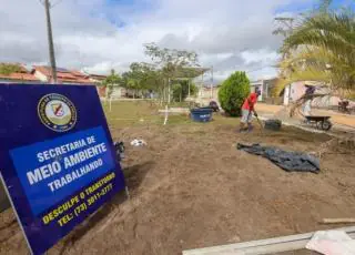 Prefeitura inicia obras de revitalização em segunda Praça no bairro Jardim Beira Rio