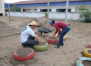 Prefeitura inicia projeto ambiental em creche de Teixeira de Freitas