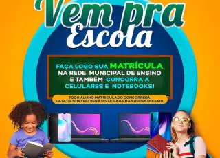 Prefeitura lança campanha “Vem pra Escola” para estimular matrícula na rede municipal de ensino