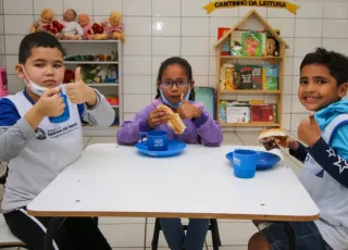 Prefeitura oferta variedade de merenda na Escola Municipal Jesuíno Martins de Souza, em Cachoeira do Mato