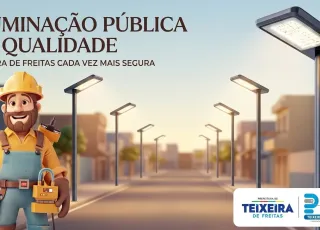 Prefeitura orienta população sobre solicitação de manutenção da iluminação pública em Teixeira de Freitas