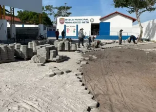 Prefeitura prossegue com obras na Escola Municipal Pedro Agrizzi