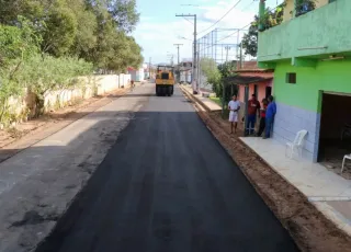 Prefeitura realiza drenagem e pavimentação no distrito de Santo Antônio