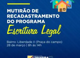 Prefeitura realiza mutirão de regularização fundiária no Liberdade 2