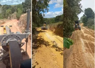 Prefeitura realiza o patrolamento em estradas da Zona Rural de Teixeira de Freitas