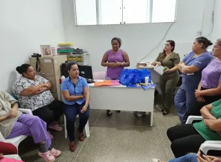 Prefeitura realiza palestra sobre LER/DORT para servidores do Hospital Municipal