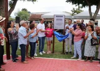 Praça Draus Coelho Rocha foi reinaugurada no bairro São Lourenço, no último sábado (01), em Teixeira