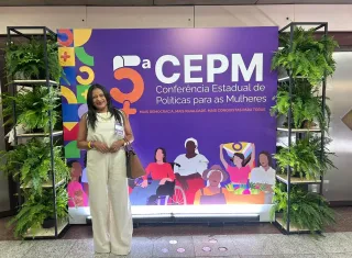 Presidente da Câmara de Lajedão participa da 5ª Conferência Estadual de Políticas para as Mulheres em Salvador