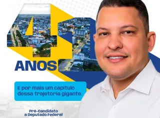 Presidente da Câmara, Jonatas Santos, homenageia Teixeira de Freitas pelos 41 anos de emancipação política