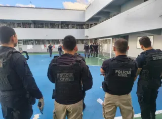 Presídio de Teixeira de Freitas passa por operação para conter atuação de facções
