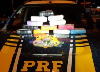 PRF apreende 12 Kg de cocaína dentro de estepe de carro durante abordagem na BR 116