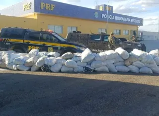 PRF apreende mais de 780 kg de maconha em caminhão durante operação na Bahia