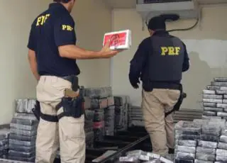 PRF apreende quase 1 tonelada de cocaína na BR 116, em Feira de Santana
