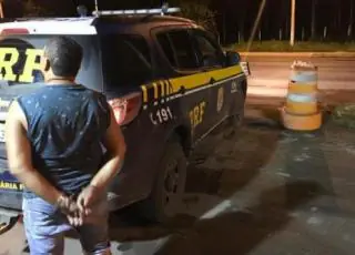 PRF na Bahia prende suspeito de homicídio horas depois cometimento do crime