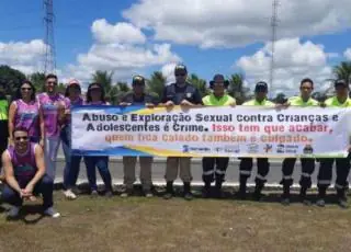 PRF participa de ação de combate à exploração sexual de crianças e adolescentes na BR 101 em Itamaraju