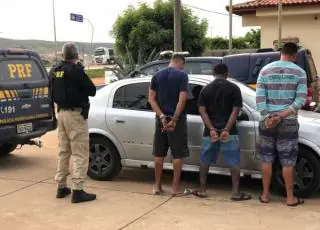 PRF prende trio e impede execução de vítima durante sequestro
