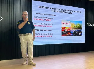 PRF realiza campanha na Suzano após trecho registrar 74 mortes em 2025