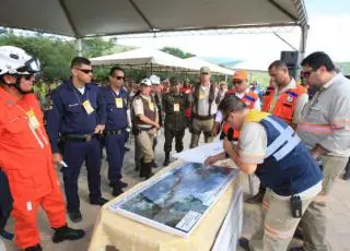 Primeira simulação de acidente com barragens do nordeste envolve mais de 400 pessoas em Jacobina