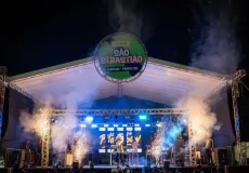 Primeiro dia da Festa de São Sebastião movimenta Guarani com fé, tradição e muita alegria