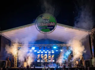 Primeiro dia da Festa de São Sebastião movimenta Guarani com fé, tradição e muita alegria