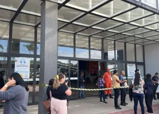 Princípio de incêndio é registrado em praça de alimentação do Shopping PátioMix, em Teixeira de Freitas