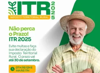 Produtores rurais têm até 30 de setembro para entregar a Declaração do ITR 2025