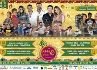 Programação do 30º Arraiá do Água Fria é divulgada; expectativa de forrozeiros e comerciantes cresce