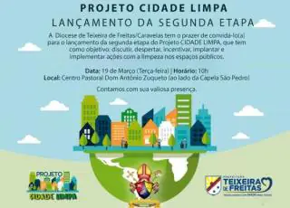 Projeto “Cidade Limpa” lança segunda etapa nesta terça-feira (19).