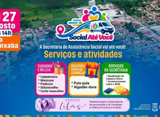 Projeto Social Até Você leva atendimento, lazer e orientação aos moradores da Vila Capixaba em Ibirapuã