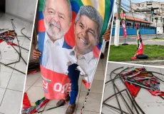 PT aciona Justiça Eleitoral após destruição e furto de propaganda eleitoral em Teixeira de Freitas