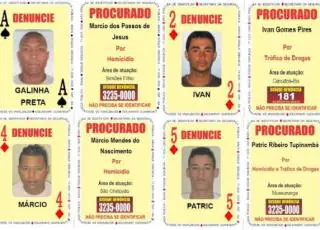 Quarteto é inserido no Baralho do Crime da SSP