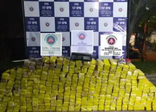 Quase meia tonelada de droga é aprendida em cemitério de Itabuna