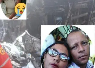 Quatro pessoas entre elas uma grávida e um agente de saúde morreram em acidente na BR 116 na Bahia