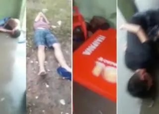 Desespero - Raio atinge quatro adolescentes e destrói parcialmente comércio; Um dos adolescentes está em estado grave