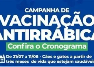 Raiva Zero: Ibirapuã começa campanha de vacinação antirrábica nesta segunda-feira (21)