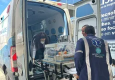 Recém-nascido é transferido de Mucuri por UTI aérea para Hospital Neonatal especializado