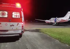 Recém-nascido é transferido por UTI Aérea do Hospital São José de Itabatã para o Hospital Manoel Novaes de Itabuna
