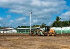 Reconstrução do Estádio Municipal de Lajedão avança com nova etapa das obras