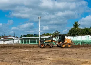 Reconstrução do Estádio Municipal de Lajedão avança com nova etapa das obras
