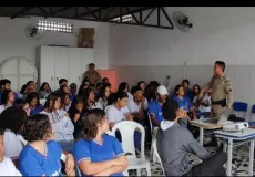 Rede Cidadã encerra primeiro ciclo de palestras em escolas de Teixeira de Freitas. Major Neto elogiou o resultado alcançado