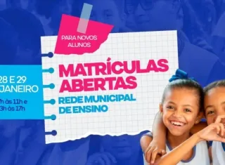 Rede Municipal de Ensino abre matrículas e acolhe novos alunos, em Teixeira de Freitas