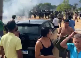 Reintegração de posse em Prado termina em truculência e revolta