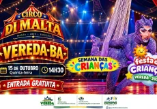 Respeitável público: Prefeito Manrick Teixeira promove programação especial para a criançada de Vereda