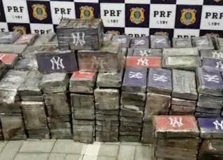 RJ: PRF apreende carga de cocaína avaliada em R$ 50 milhões