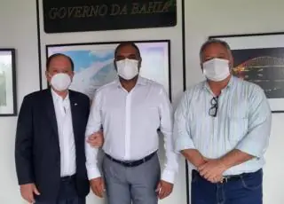 Robertinho se reúne com o vice-governador João Leão na busca pelas obras da ponte do rio Mucuri e da recuperação da BA-698