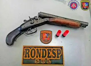 RONDESP SUL apreende arma de fogo e lavra auto de resistência em Eunápolis