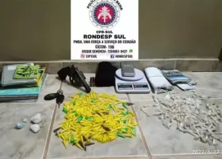 RONDESP SUL apreende arma e drogas em Eunápolis; suspeito foi baleado