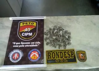 RONDESP SUL e PETO 43ª CIPM em operação conjunta apreende entorpecentes em Itamaraju