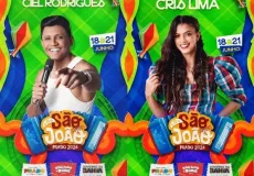 São João de Prado confirma Ciel Rodrigues e Cris Lima e reforça programação com grandes nomes da música