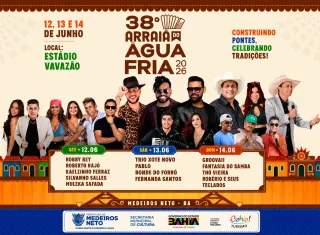 São João que move multidões: veja a programação oficial do 38º Arraiá do Água Fria